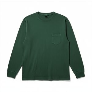 JCREW XXL Dark Green Long Sleeve Pocket Shirt Men’s - Perfect Condition